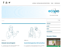 Tablet Screenshot of ecapio.org